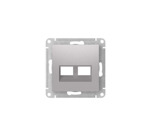 Накладка двойная AtlasDesign для информационных функций типа Keystone алюм. SE ATN000390
