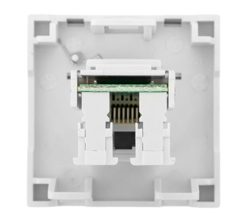 Розетка компьютерная 2мод. RJ45 кат.5E EKF E2MK015E-135-10