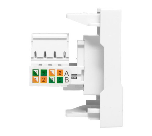 Розетка компьютерная 2мод. RJ45 кат.5E EKF E2MK015E-135-10