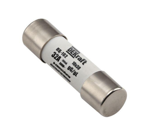 Предохранитель цилиндрический 25А 10х38 ПЦ-102 DEKraft 21368DEK