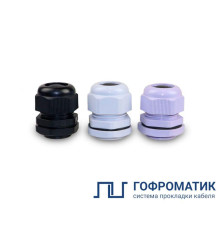 Сальник MG 25 IP68 d кабеля 12-15мм пластик. черн. ГОФРОМАТИК/ЗЭТАРУС zeta30873