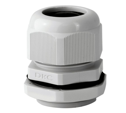 Ввод кабельный Dкаб. 6-12мм IP68 PG13.5 с контргайкой (розн. уп.4шт) DKC 52800R