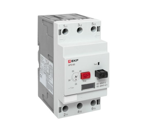 Выключатель автоматический для защиты двигателя АПД-80 25-40А EKF apd80-me-40