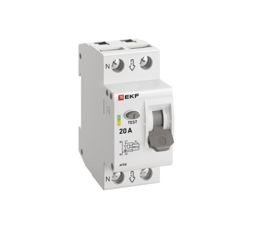 Устройство защиты от дугового пробоя (УЗДП) 1P+N 20А PROxima EKF afdd-2-20-pro