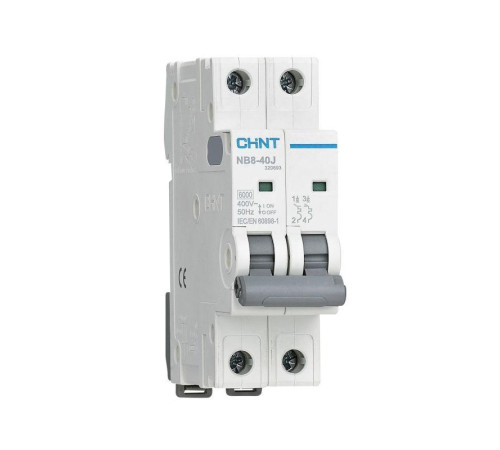 Выключатель автоматический 2п 25А 6кА NB8-40J х-ка C (R) CHINT 320691
