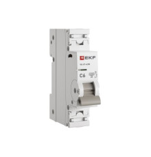 Выключатель автоматический 1п C 6А 4.5кА ВА 47-63N PROxima EKF M634106C