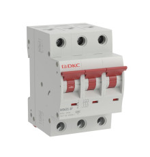 Выключатель автоматический модульный 3п D 50А 4.5кА YON max MD63S YON MD63S-3PD50