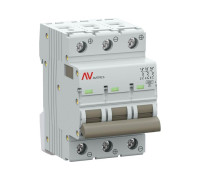 Выключатель автоматический модульный 3п C 4А 6кА AV-6 AVERES EKF mcb6-DC-3-04C-av