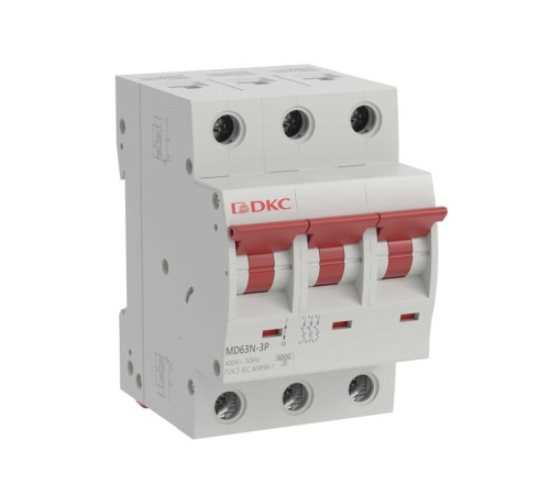 Выключатель автоматический модульный 3п C 4А 6кА YON max MD63N DKC MD63N-3PC4