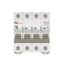Выключатель автоматический модульный 4п C 32А 6кА AV-6 AVERES EKF mcb6-4-32C-av