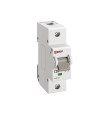 Выключатель автоматический 1п C 20А 15кА ВА 47-125 PROxima EKF mcb47125-1-20C