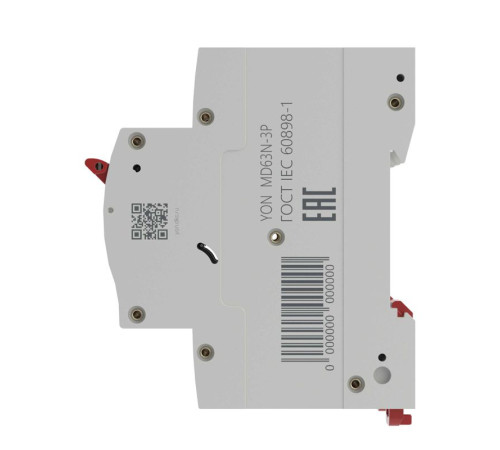 Выключатель автоматический модульный 3п D 50А 6кА YON max MD63N DKC MD63N-3PD50