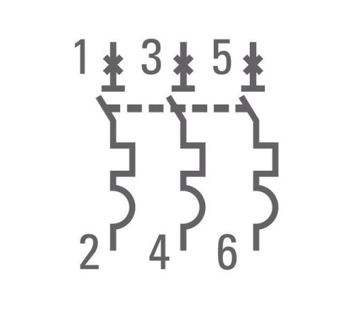 Выключатель автоматический модульный 3п C 3А 4.5кА ВА 47-63 PROxima EKF mcb4763-3-03C-pro