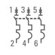 Выключатель автоматический модульный 3п C 3А 4.5кА ВА 47-63 PROxima EKF mcb4763-3-03C-pro