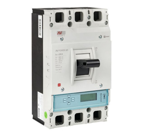 Выключатель автоматический 630А 100кА AV POWER-3/3 ETU6.0 AVERES EKF mccb-33-630H-6.0-av