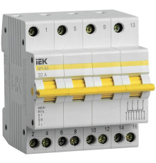 Выключатель-разъединитель трехпозиционный 4п ВРТ-63 32А IEK MPR10-4-032
