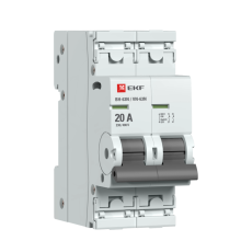 Выключатель нагрузки 2п 20А ВН-63N PROxima EKF S63220
