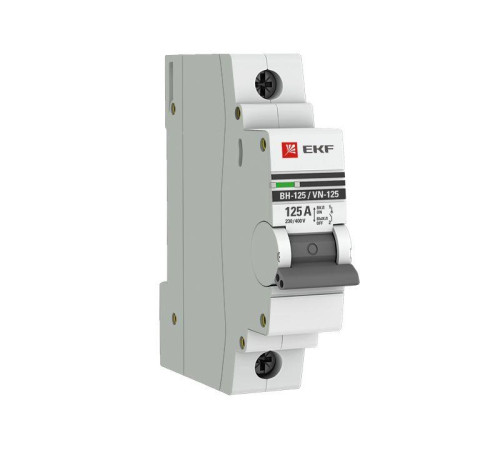 Выключатель нагрузки 1п 125А ВН-125 PROxima EKF SL125-1-125-pro Выключатель нагрузки 1п 125А ВН-125 PROxima EKF SL125-1-125-pro
