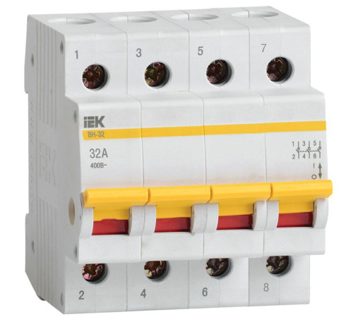 Выключатель нагрузки ВН-32 32А/4П IEK MNV10-4-032