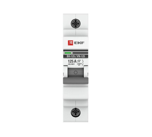 Выключатель нагрузки 1п 125А ВН-125 PROxima EKF SL125-1-125-pro Выключатель нагрузки 1п 125А ВН-125 PROxima EKF SL125-1-125-pro