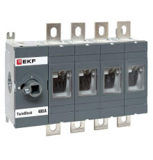 Рубильник 4п 400А без рукоятки управления TwinBlock EKF tb-s-400-4p