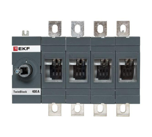 Рубильник 4п 400А без рукоятки управления TwinBlock EKF tb-s-400-4p