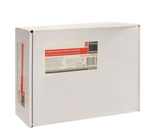 Рубильник 3п 315А без рукоятки управления TwinBlock PROxima EKF tb-s-315-3p