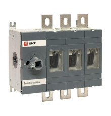 Рубильник 3п 800А без рукоятки управления TwinBlock PROxima EKF tb-s-800-3p