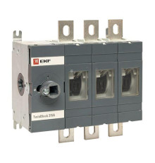 Рубильник 3п 315А без рукоятки управления TwinBlock PROxima EKF tb-s-315-3p