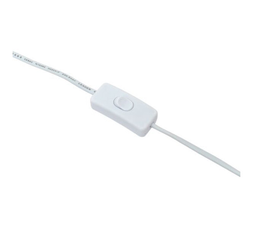 Шнур для бра с выключателем 2м 2х0.5кв.мм EKF ASB-610