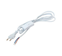 Шнур для бра с выключателем 2м 2х0.5кв.мм EKF ASB-610