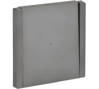 Выключатель 1-кл. СП FORTE&PIANO 10А FP502 с индикацией сталь IEK FP-V10-1-10-1-K46