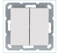 Переключатель перекрестный 1-кл. 10А IP20 механизм бел. глянцевый Jasmart G3013W