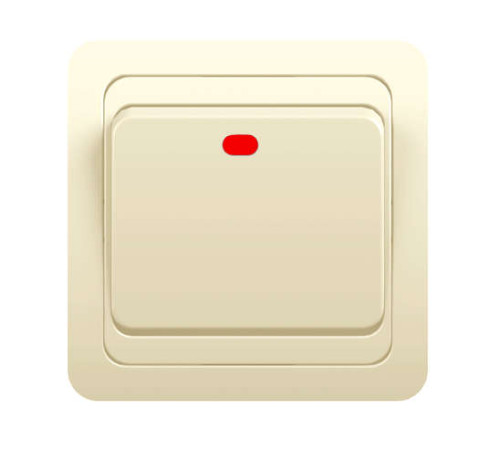 Выключатель 1-кл. СП Classic 10А IP20 с индикацией крем. POWERMAN 1156499 Выключатель 1-кл. СП Classic 10А IP20 с индикацией крем. POWERMAN 1156499