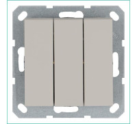 Выключатель 3-кл. 10А IP20 механизм тауп Jasmart G3031T
