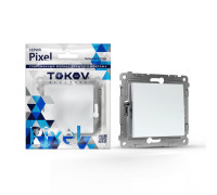 Переключатель перекрестный 1-кл. СП Pixel IP20 механизм перламутр. TOKOV ELECTRIC TKE-PX-P1R-C04