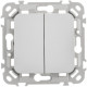 Выключатель 2-кл. СП FLITE ВС12-1-0-ФлА 10А механизм алюм. IEK FI-V20-0-10-1-K47