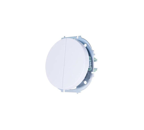 Выключатель 2-кл. СП OSEN 10А IP20 механизм бел. LEZARD 743-0288-101
