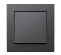 Выключатель 1-кл. AtlasDesign сх.1 10АХ в сборе базальт SE ATN001412