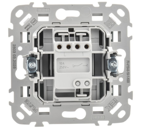 Выключатель 1-кл. СП FLITE ВС11-1-0-ФлС 10А механизм сер. IEK FI-V10-0-10-1-K03