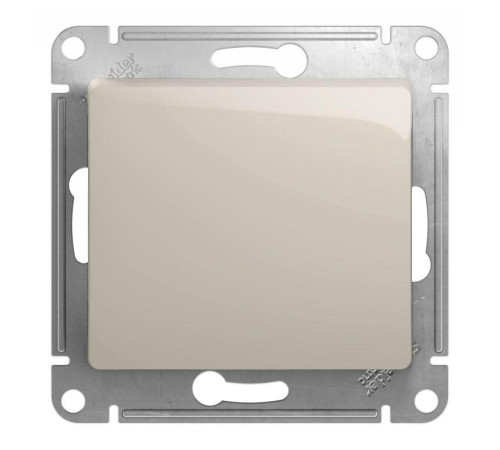 Переключатель проходной 1-кл. СП Glossa 10А IP20 (сх. 6) 10AX механизм молочн. SE GSL000961