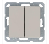 Переключатель перекрестный 2-кл. 10А IP20 механизм тауп Jasmart G3014T