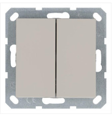 Переключатель перекрестный 2-кл. 10А IP20 механизм тауп Jasmart G3014T