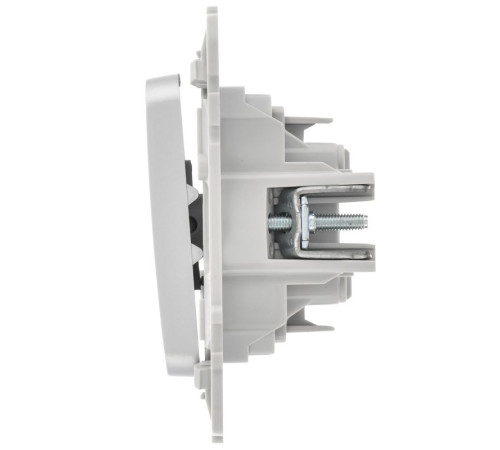 Выключатель 2-кл. СП FLITE ВС12-1-0-ФлА 10А механизм алюм. IEK FI-V20-0-10-1-K47