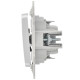 Выключатель 2-кл. СП FLITE ВС12-1-0-ФлА 10А механизм алюм. IEK FI-V20-0-10-1-K47