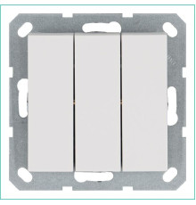 Выключатель 3-кл. 10А IP20 механизм бел. глянцевый Jasmart G3031W