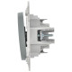 Выключатель 1-кл. СП FLITE ВС11-1-0-ФлС 10А механизм сер. IEK FI-V10-0-10-1-K03