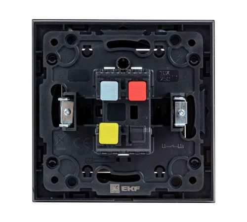 Переключатель проходной 1-кл. Стокгольм 10А механизм черн. PROxima EKF EZV10-025-10 Переключатель проходной 1-кл. Стокгольм 10А механизм черн. PROxima EKF EZV10-025-10