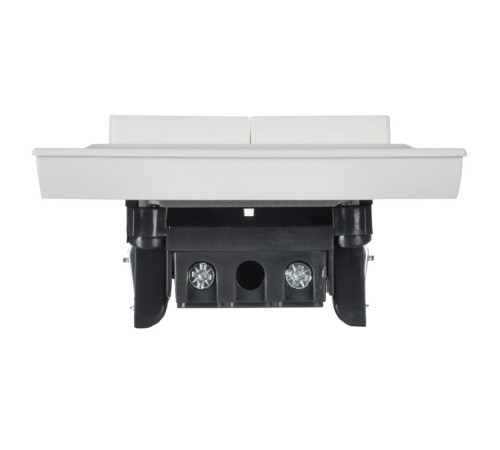 Выключатель 2-кл. СП BRITE ВСР10-2-0-БрАБ 10А в сборе арктич. бел. IEK BR-V20-0-10-K91-F