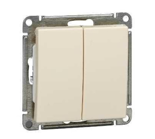 Переключатель проходной 2-кл. СП W59 10А IP20 10AX механизм сл. кость SE VS610-256-2-86